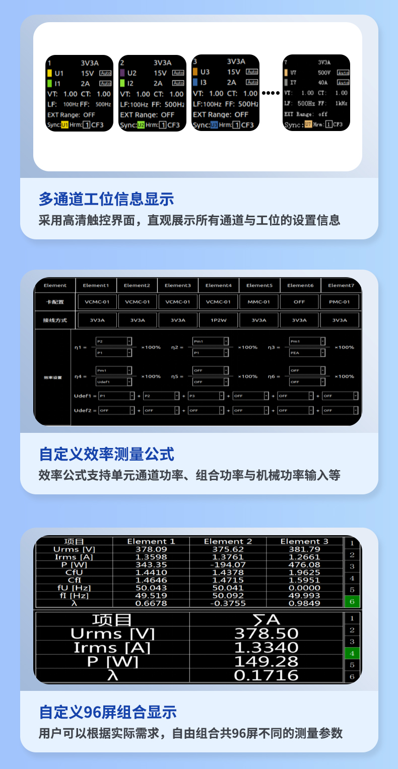 威格新品-多通道，多功能、高精度功率分析儀VG3000系列 廠家直銷 質(zhì)量保障插圖9